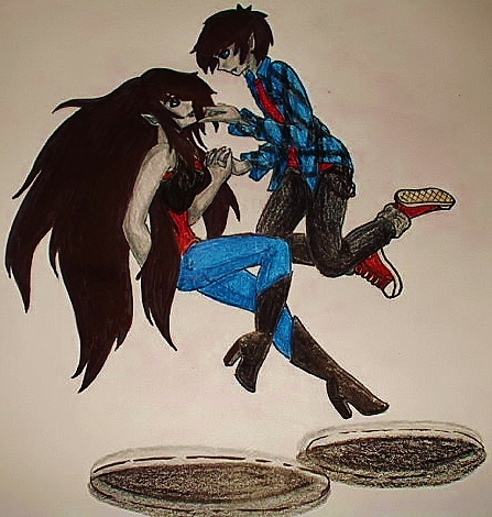 Marceline and Marshall Lee coupling fan art