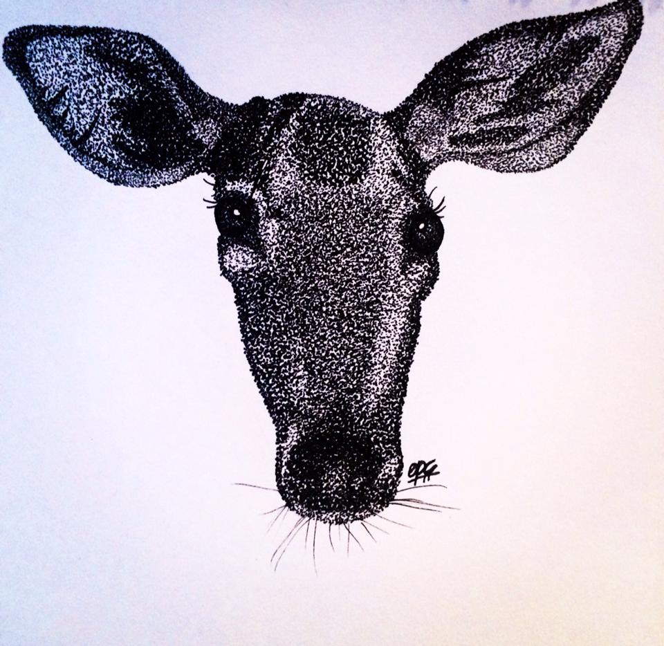 Deer Dot Art 1