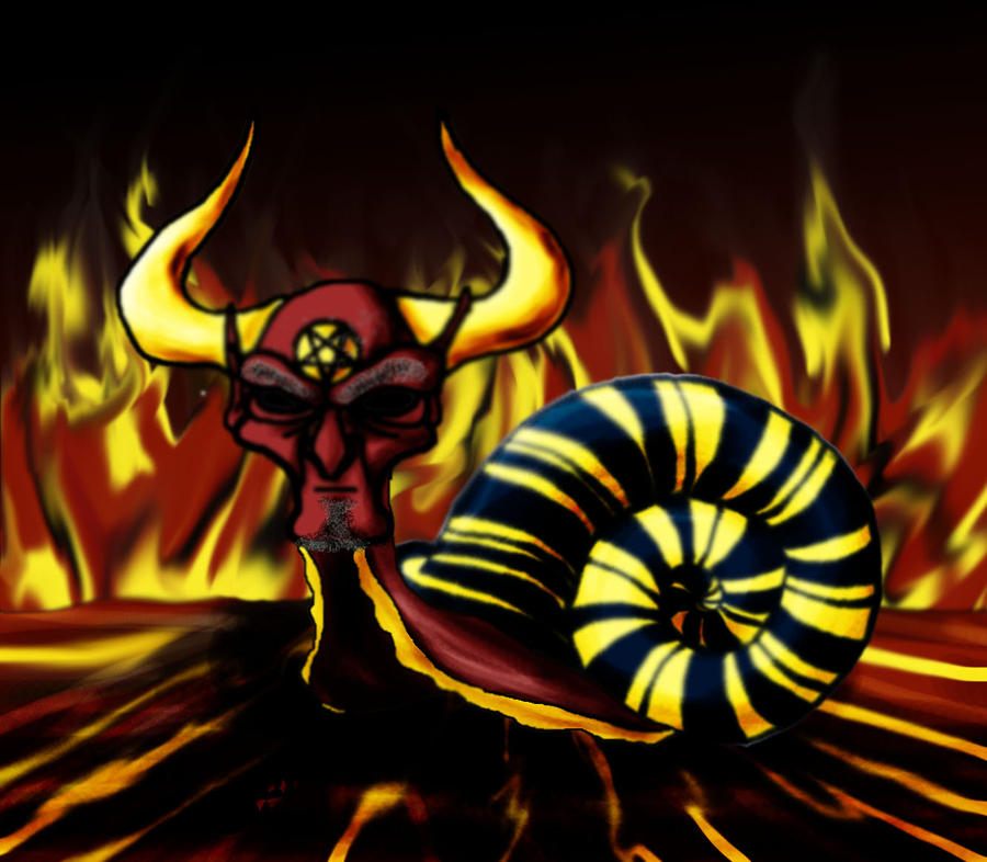 Snicker Evil Evil snail by 7217 on DeviantArt