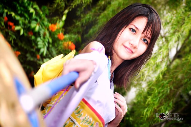 Yuna from FFX cosplay: The Sending2