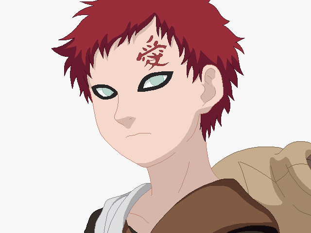 Gaara pre shippuden ms paint