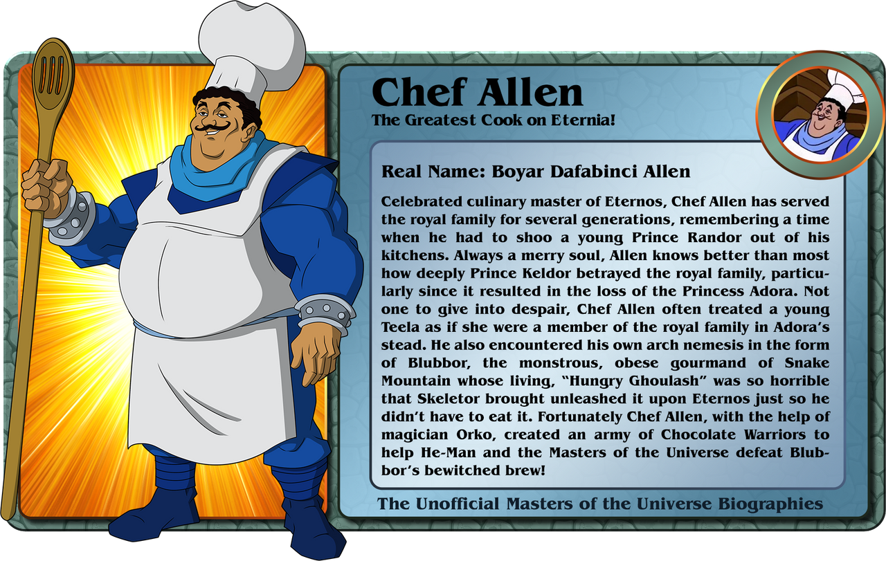 Anonymous Chef Chef Allen Unofficial Bio by gbagok on DeviantArt