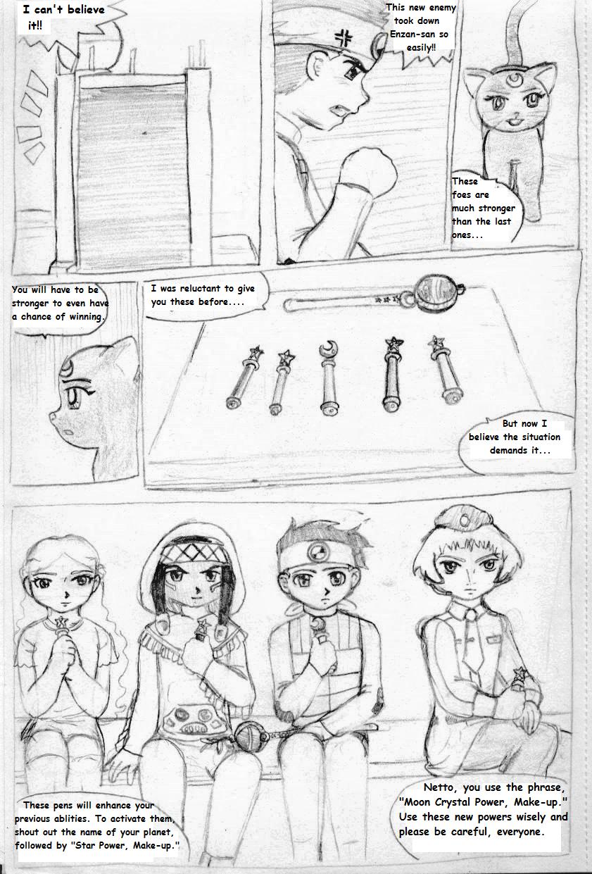 Sailor Lune comic: pg 4