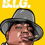 Cartoon Portrait of Biggie Smalls