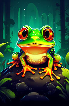 Happyness is green: I am frog