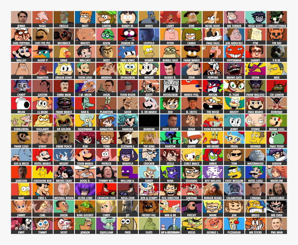 70 Characters Roster roster number 23 by RosterMaker on DeviantArt