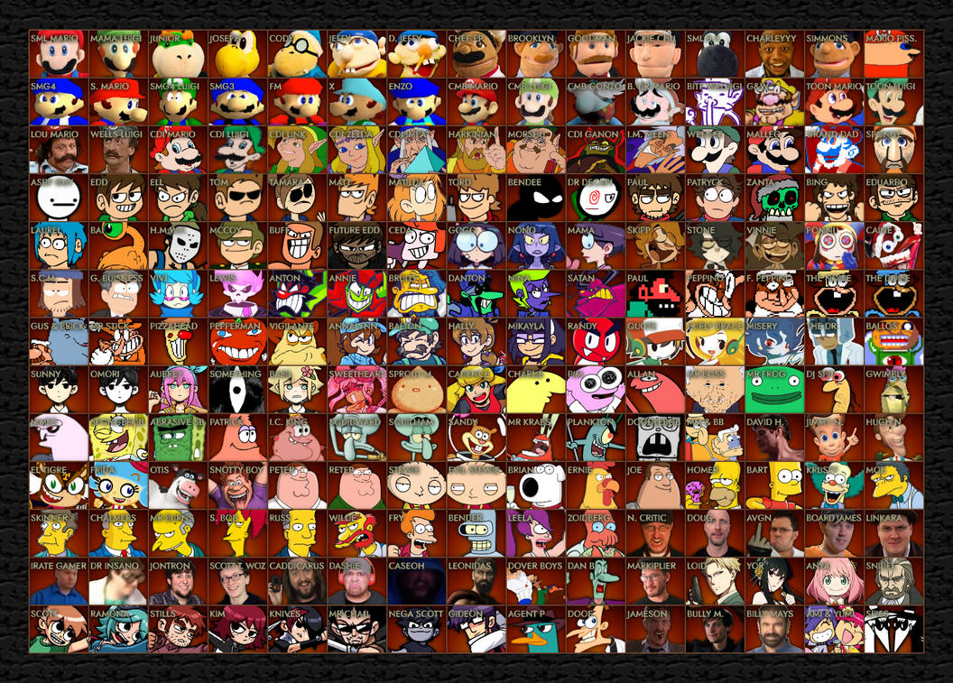 70 Characters Roster roster number 31 by RosterMaker on DeviantArt