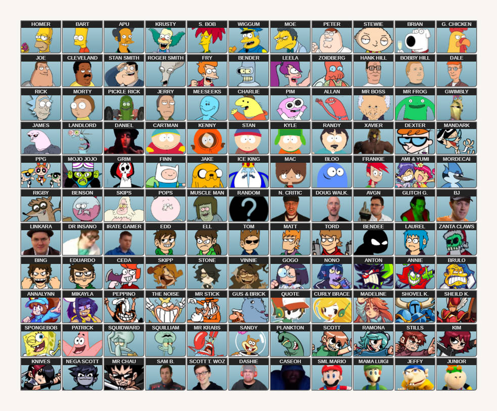 Roster number 43 by RosterMaker on DeviantArt