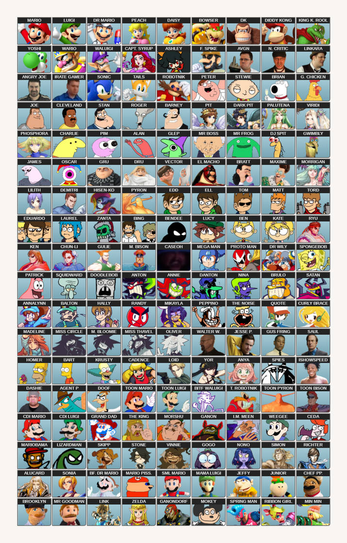 roster number 60 by RosterMaker on DeviantArt