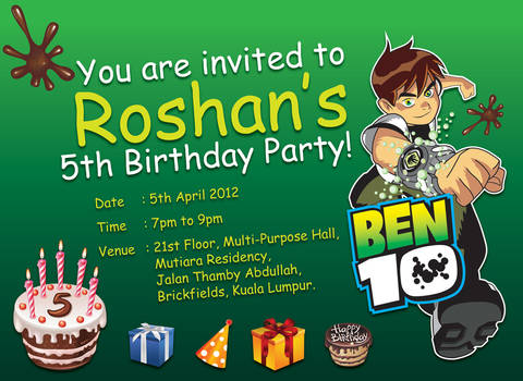 Birthday Invitation Card