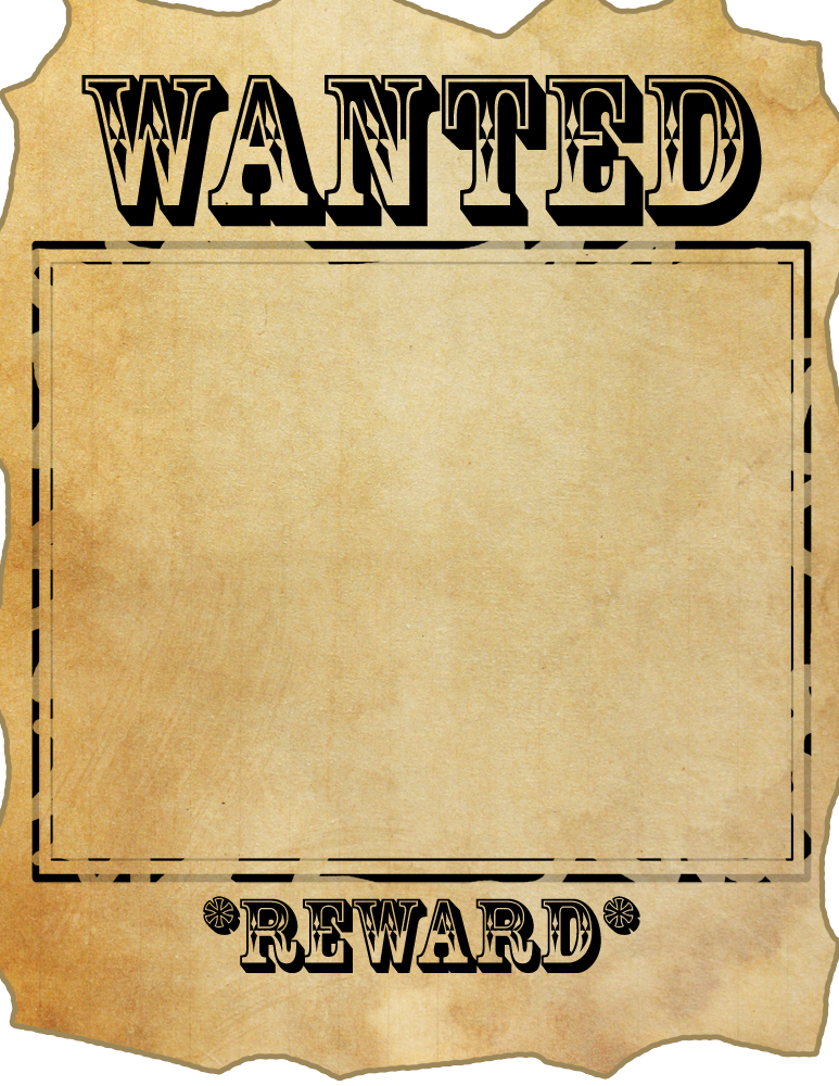 Wanted dead or alive Photo Prop