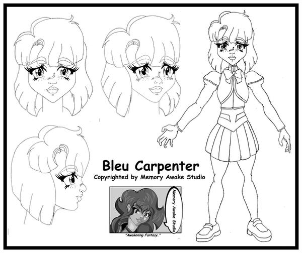 Bleu's Basic Model Sheet by BalloonPrincess on DeviantArt
