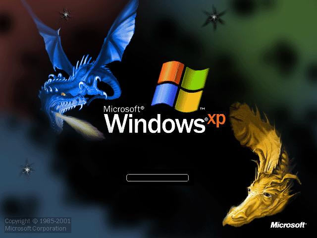 Windows XP Dragon Startup