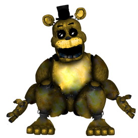 Fixed W.Golden Freddy/Fredbear v.2 by SrFuntimeTico on DeviantArt