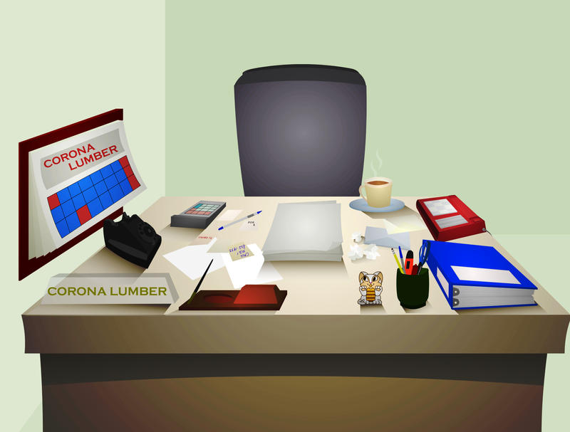 Office Desk by whard on DeviantArt
