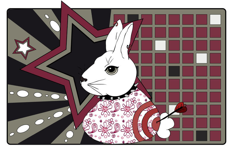 Rock star bunny by CharlotteLyng on DeviantArt