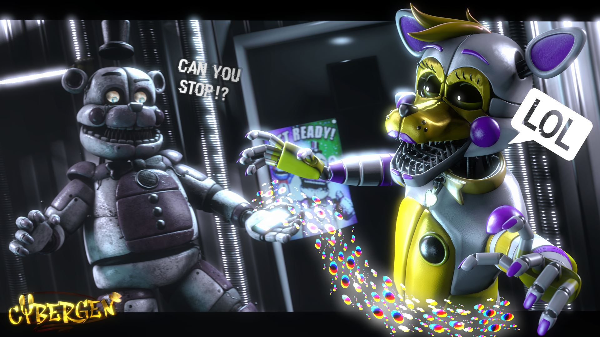 Lolbit Fnaf SL - puzzle online