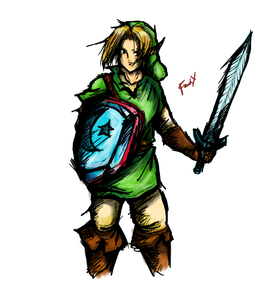 Adult Link - Smash 3DS