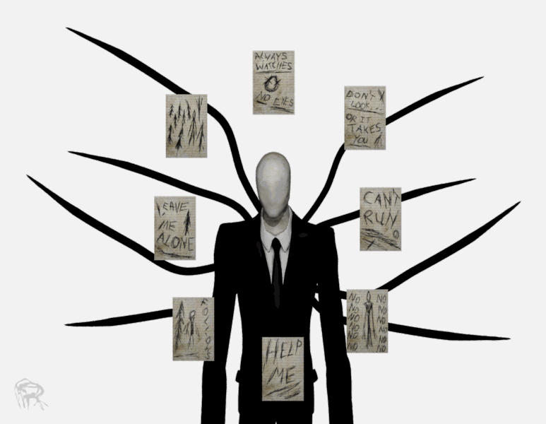Slender Animation: The Eight Pages (GIF) by Ristorr on DeviantArt