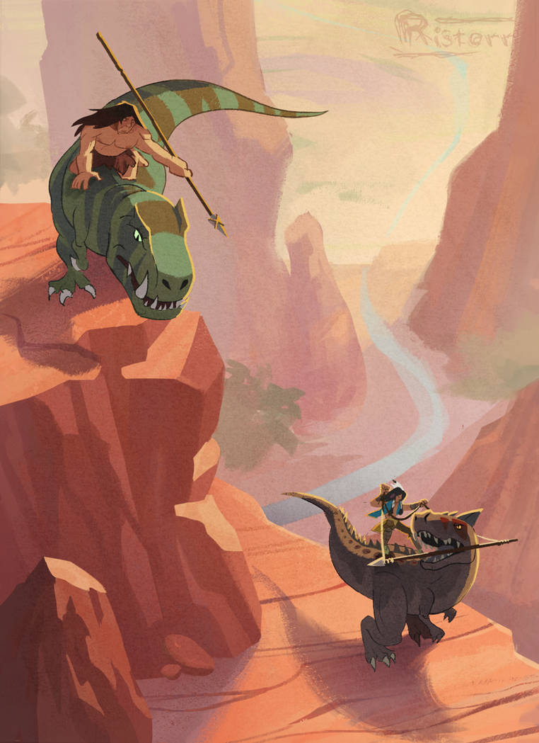 Primal and Turok by Ristorr on DeviantArt