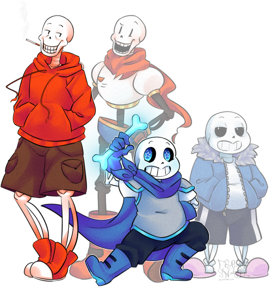 Papyrus And Sans Swap By FreakSnail On DeviantArt.