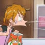 Nagisa spits in Honoka's face