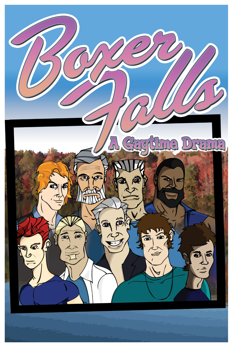 Boxer Falls Cast Poster