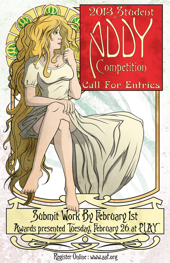 Addy Poster Art Nouveau Addy Poster by Canon-Thought on DeviantArt