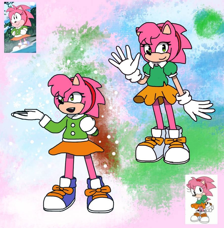 Amy Rose Outfits 3 by FlameHeart87 on DeviantArt