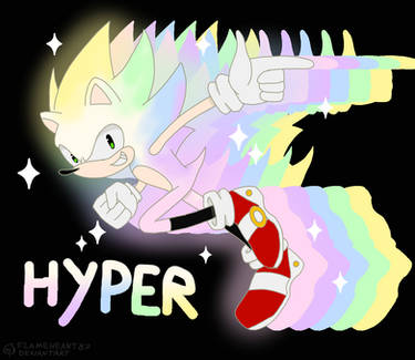 Hyper Sonic X by MegaArtist923 on DeviantArt