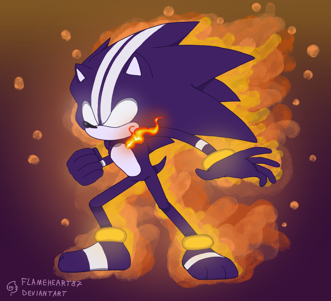 Darkspine Sonic by FlameHeart87 on DeviantArt