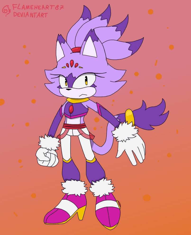 Blaze Keyed Deviantart Blaze Design 3 by FlameHeart87 on DeviantArt