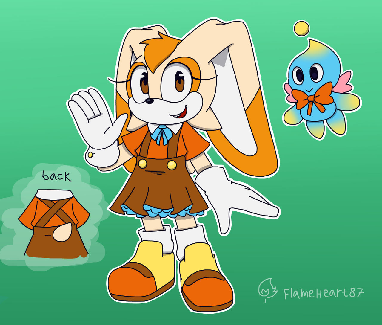 Cream The Rabbit Cosplay Cream The Rabbit Outfits 1 + Cheese The Chao by FlameHeart87 on DeviantArt