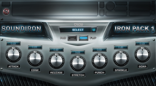 Soundiron Iron Pack VST plugin gui design