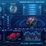 Hitech scifi medical user interface