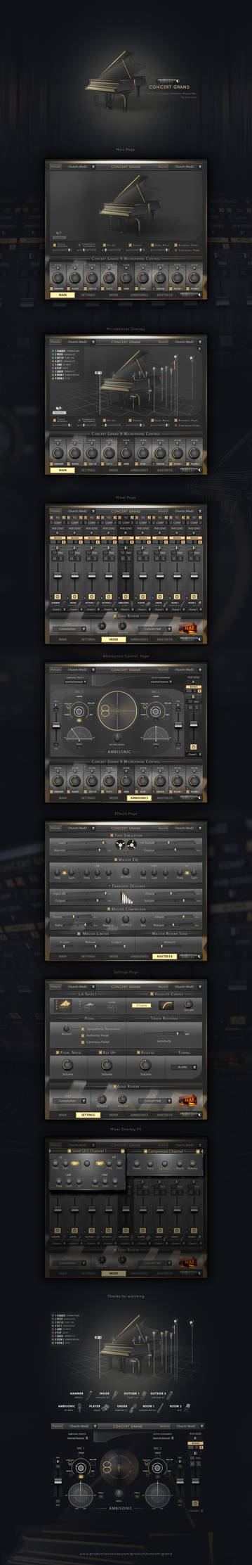 Concert Grand Piano User Interface Design