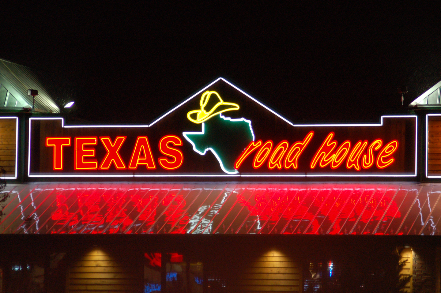 Neon Light in the Rain