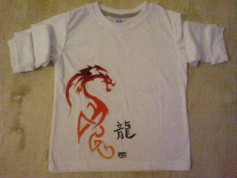 Chinese Dragon T-Shirt (hand painted)