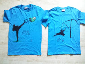 Ninja Soccer t-shirts (hand painted)