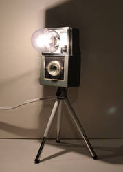 Green Brownie Camera Lamp (on)