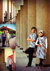 Collate Photo at Gedung Pusat UGM