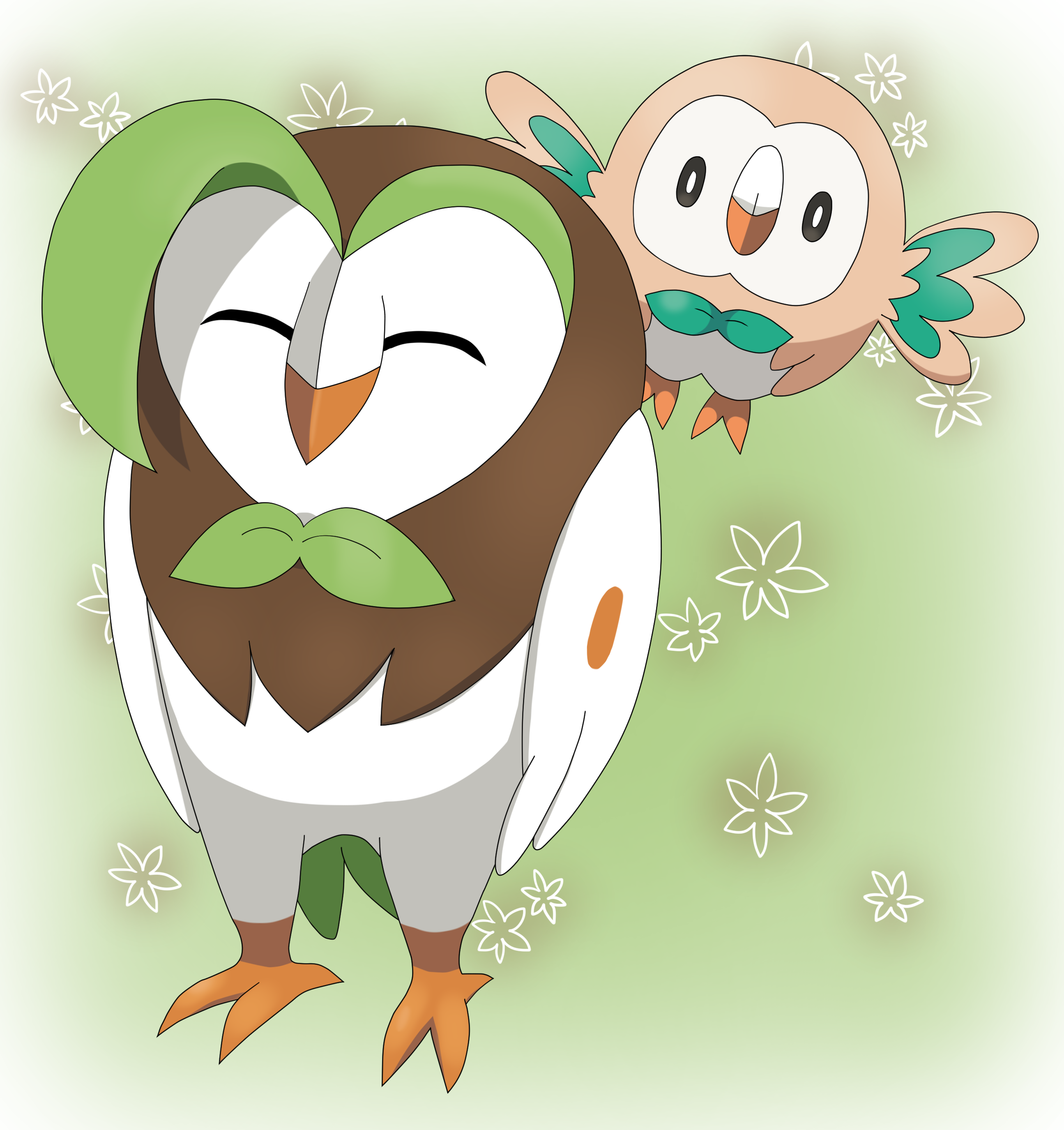 Dartrix And Rowlet