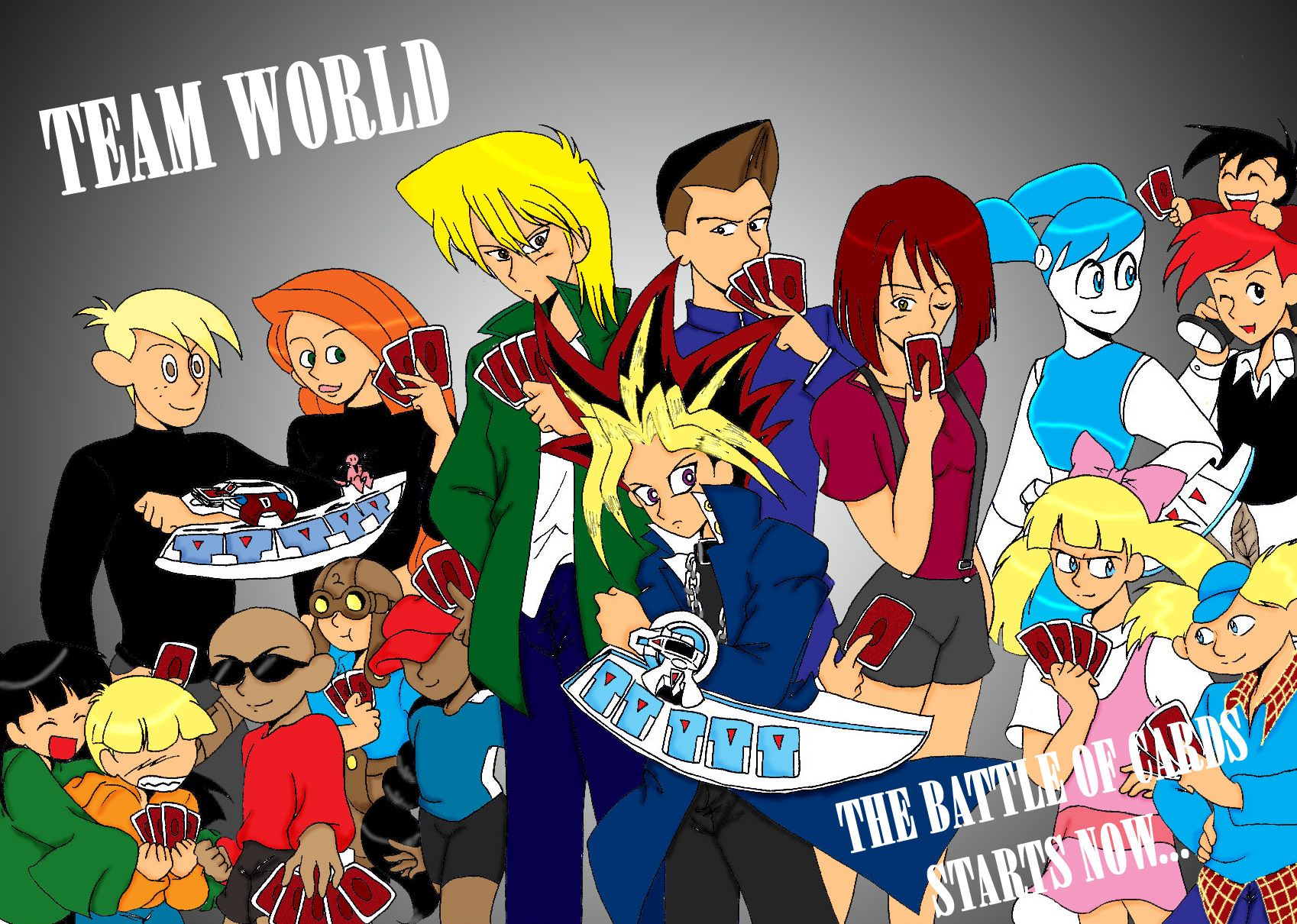 Cartoon Crossover-Team World by IllusionEvenstar on DeviantArt