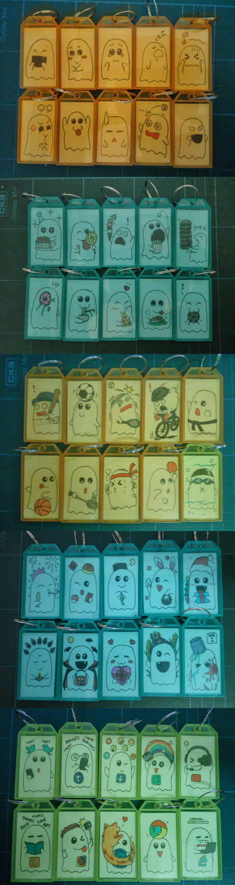 Boo Keychain Compilation (1) by IllusionEvenstar on DeviantArt