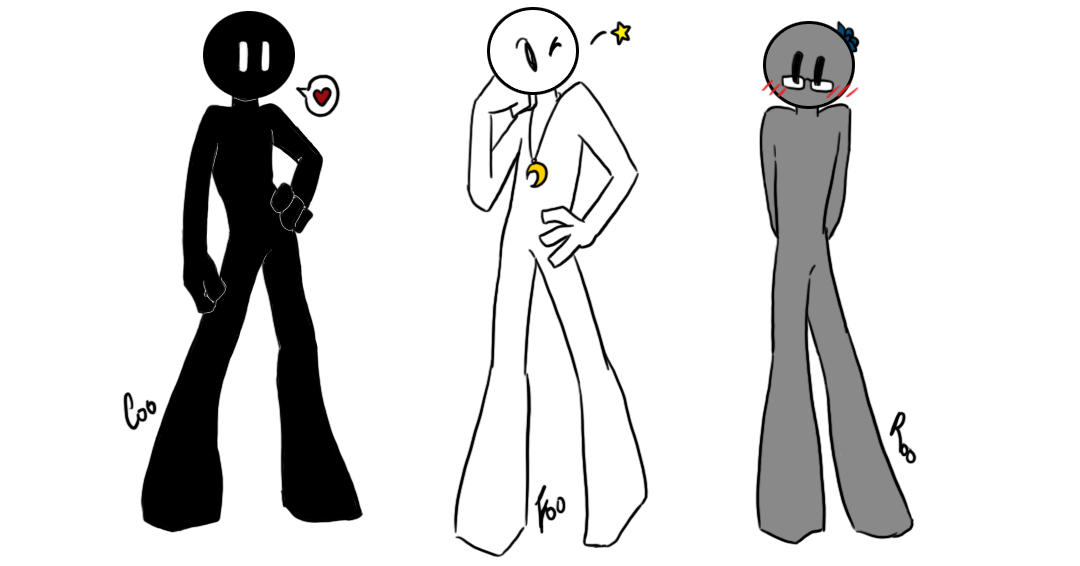 The Stickman Trio by IllusionEvenstar on DeviantArt