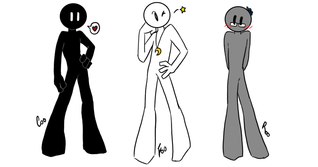 The Stickman Trio by IllusionEvenstar on DeviantArt