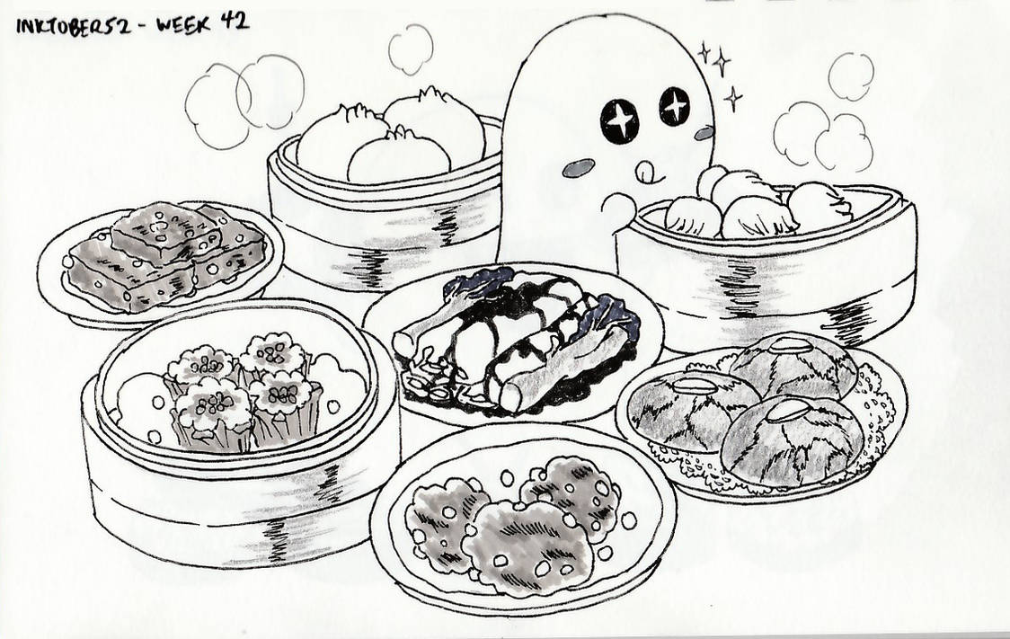 Popcorn Inktober Inktober52-Week 42 by IllusionEvenstar on DeviantArt