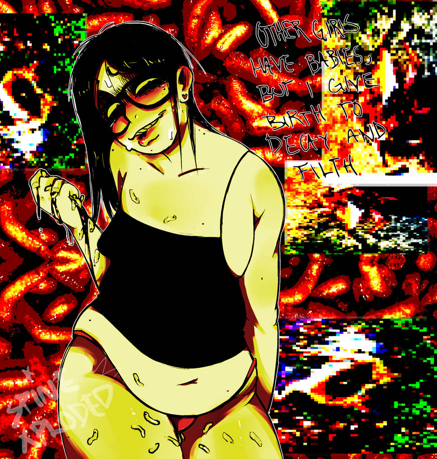 Girl Who Exploded blowfly girl by spinexploded on DeviantArt