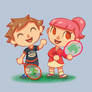 Animal Crossing tennis