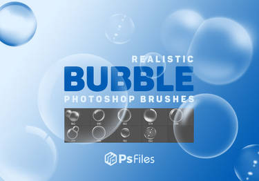 Realistic Bubble Ps Brushes - PsFiles